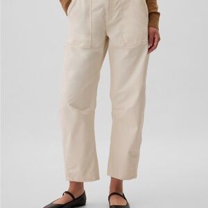 NWT GAP High Rise Barrel Khakis